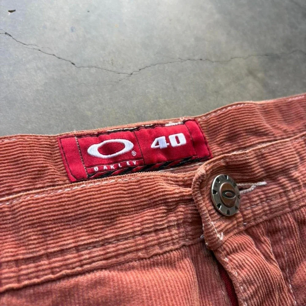 Vintage Oakley Rust Orange Corduroy Pants
